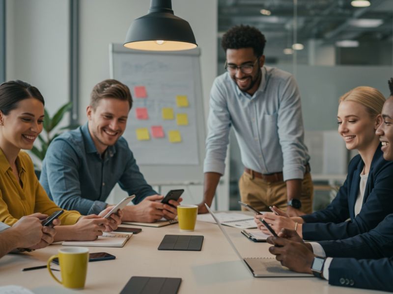 Uma empresa de soluções em tecnologia móvel
