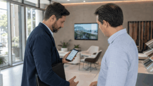 Celular com CRM para vendedor externo