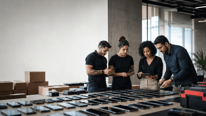 aluguel de celulares em grande quantidade